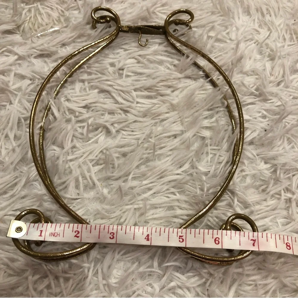 Pier 1 Single Gold Ornament Stand Holder